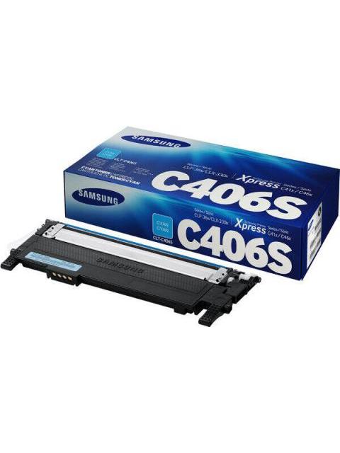 CARTUCHO TONER SAMSUNG CLT-C406S CIAN - Imagen 2