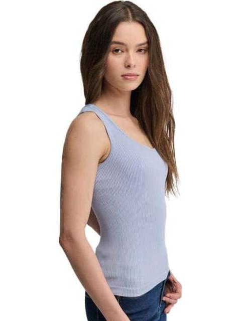 TOP ACANALADO AZUL HOLLY LAND - Imagen 4