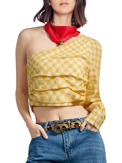 TOP ASIMETRICO AMARILLO HOLLY LAND - Imagen 5