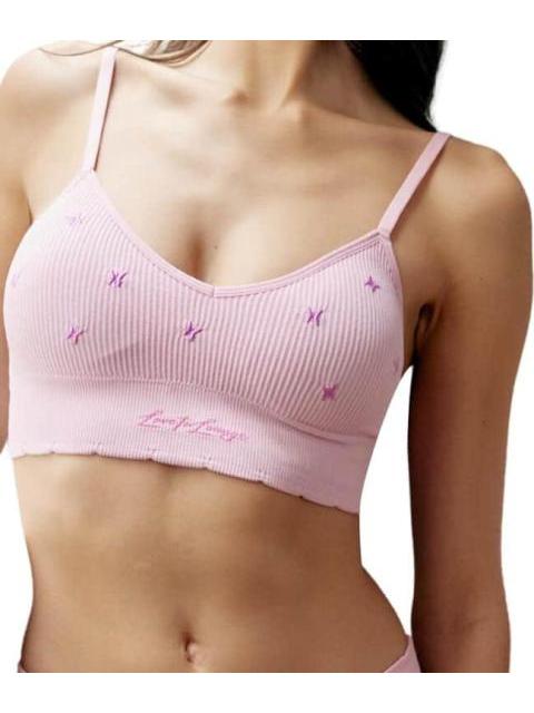 TOP BORDADO ROSA LOVE TO LOUNGE - Imagen 3
