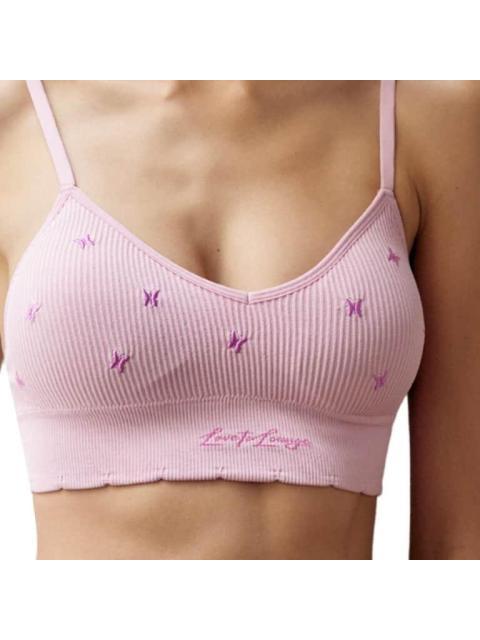 TOP BORDADO ROSA LOVE TO LOUNGE - Imagen 4