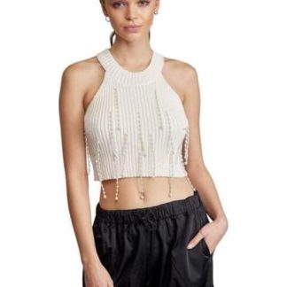 TOP CON PERLAS MARFIL HOLLY LAND