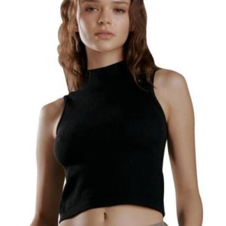 TOP CUELLO ALTO NEGRO HOLLY LAND