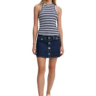 TOP DAMA AZUL MARINO HOLLY LAND