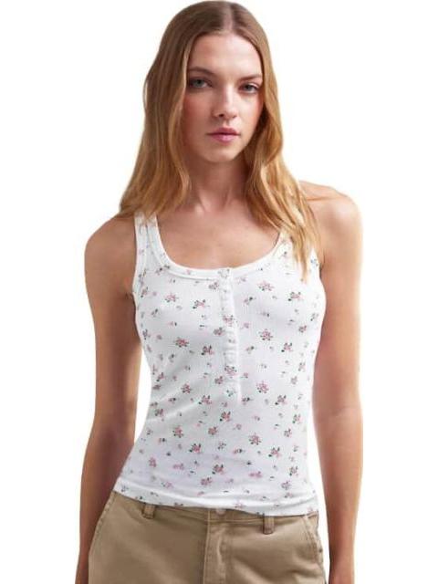 TOP DAMA BLANCO HOLLY LAND