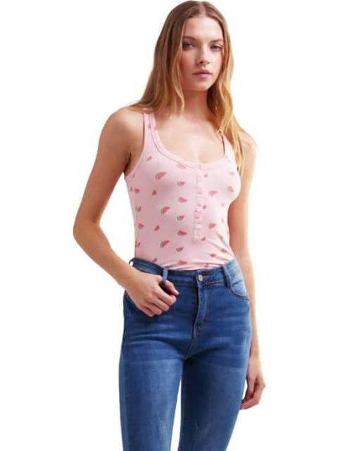 TOP DAMA ROSA HOLLY LAND - Imagen 2