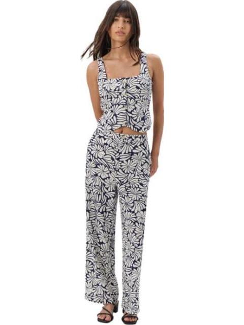 TOP DE LINO AZUL MARINO HOLLY LAND
