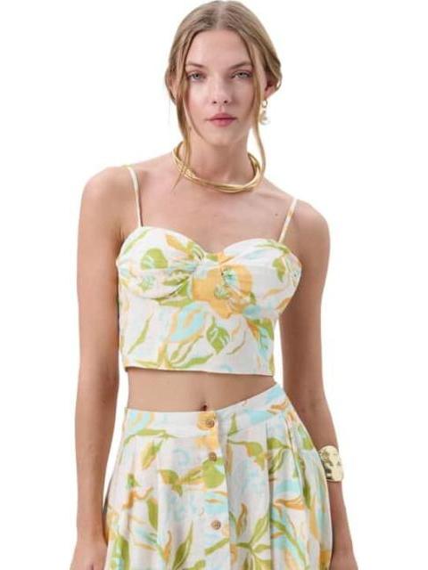 TOP DE LINO BEIGE HOLLY LAND - Imagen 3