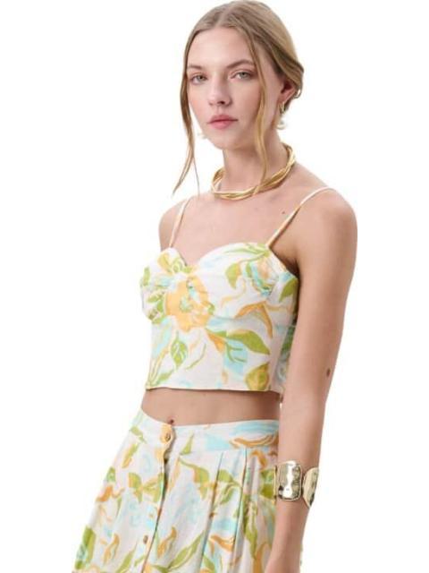 TOP DE LINO BEIGE HOLLY LAND - Imagen 4