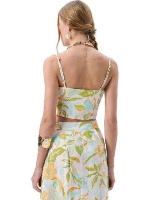 TOP DE LINO BEIGE HOLLY LAND - Imagen 5