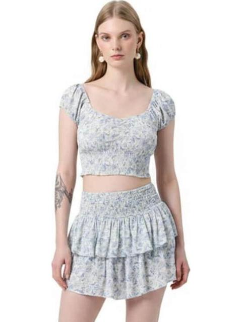 TOP DE VISCOSA AZUL HOLLY LAND - Imagen 3