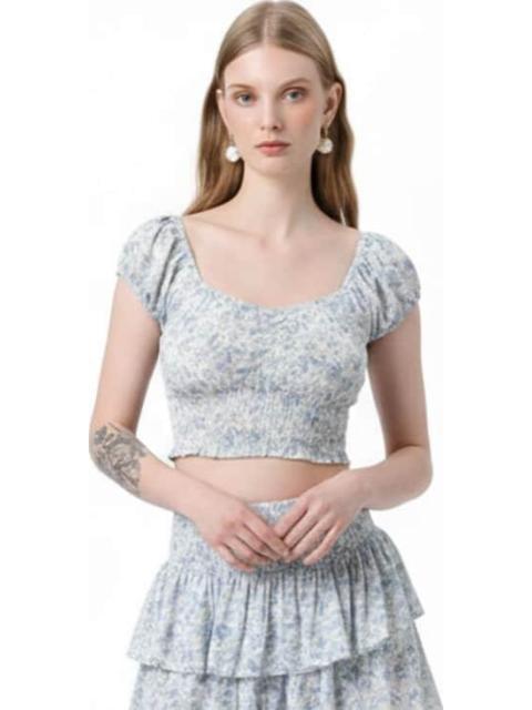 TOP DE VISCOSA AZUL HOLLY LAND - Imagen 4
