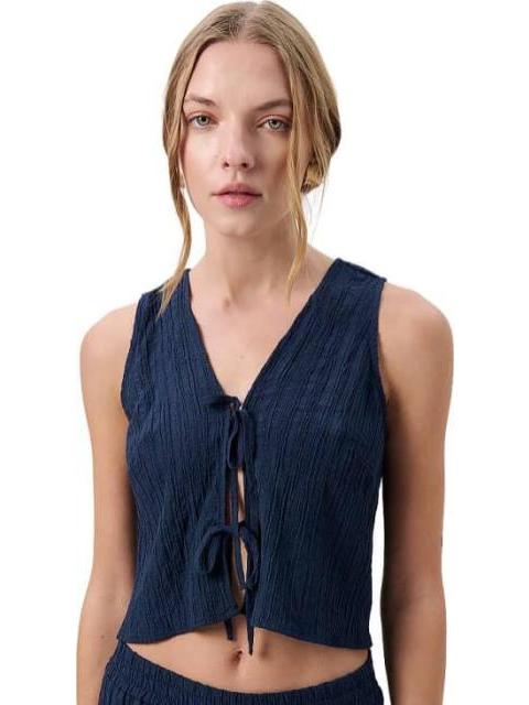 TOP LARGO AZUL MARINO HOLLY LAND - Imagen 5