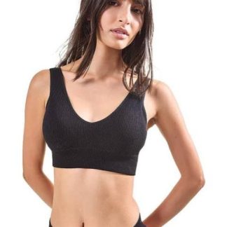 TOP SEAMLESS BLANCO/NEGRO HOLLY LAND