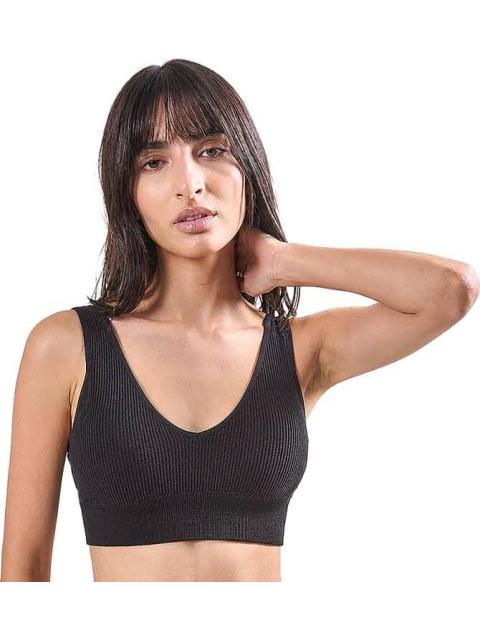 TOP SEAMLESS BLANCO/NEGRO HOLLY LAND - Imagen 4