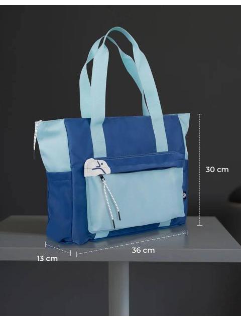TOTEBAG AZUL PARA LAPTOP 16 PULGADAS TZLB01V COLOR AZUL Y TURQUESA - Imagen 3