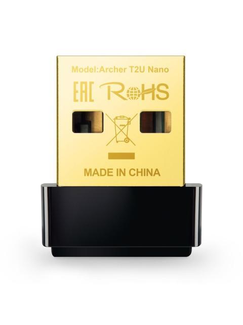 TP-LINK ADAPTADOR DE RED USB ARCHER T2U NANO INALAMBRICO WLAN 633 MBIT-S 2.4-5GHZ - Imagen 3