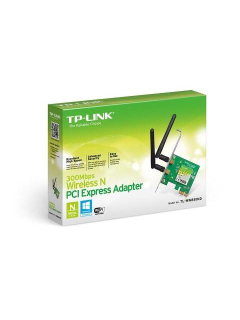 TP-LINK TARJETA DE RED TL-WN881ND 300 MBIT-S PCI EXPRESS 2 ANTENAS - Imagen 3