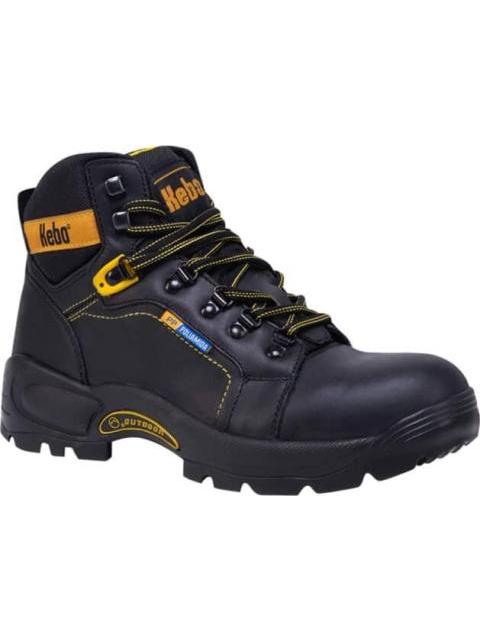 BOTIN INDUSTRIAL CASCO DE SEGURIDAD NEGRO KEBO - Imagen 2