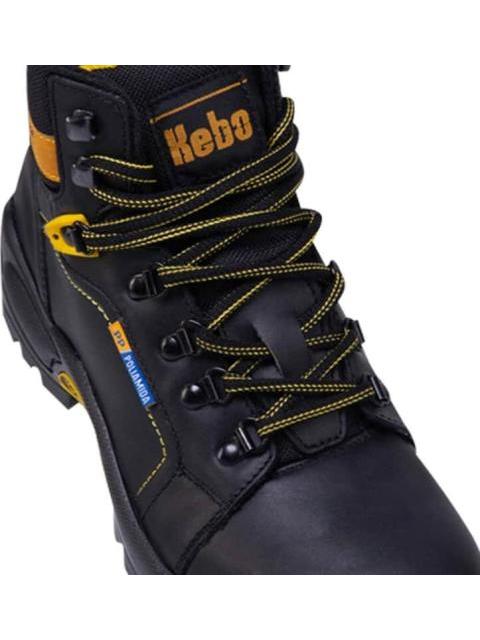 BOTIN INDUSTRIAL CASCO DE SEGURIDAD NEGRO KEBO - Imagen 4