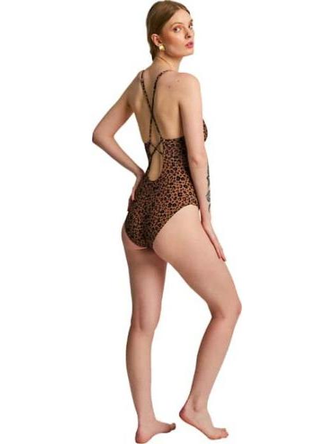 TRAJE DE BAÑO ANIMAL PRINT ANIMAL PRINT HOLLY LAND - Imagen 4
