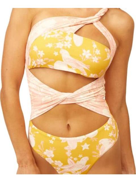 TRAJE DE BAÑO COMPLETO ESTAMPADO ROSA HOLLY LAND - Imagen 6