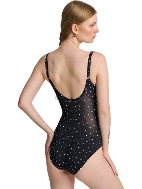 TRAJE DE BAÑO CON TRANSPARENCIAS NEGRO HOLLY LAND - Imagen 3