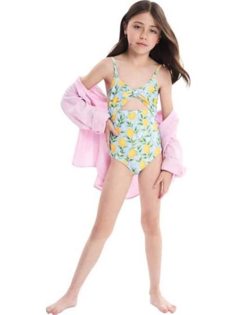 TRAJE DE BAÑO ESTAMPADO AZUL HOLLY LAND KIDS