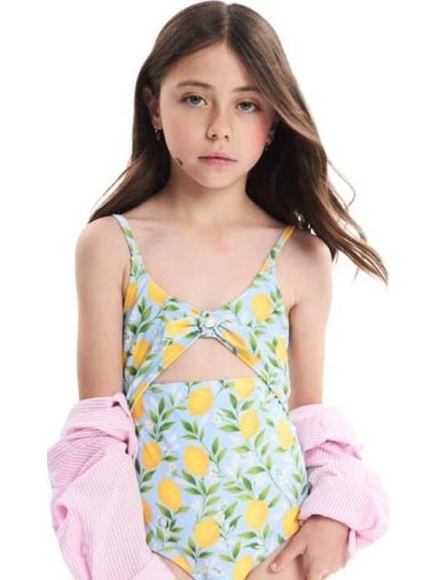 TRAJE DE BAÑO ESTAMPADO AZUL HOLLY LAND KIDS - Imagen 3