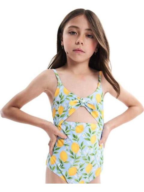 TRAJE DE BAÑO ESTAMPADO AZUL HOLLY LAND KIDS - Imagen 4