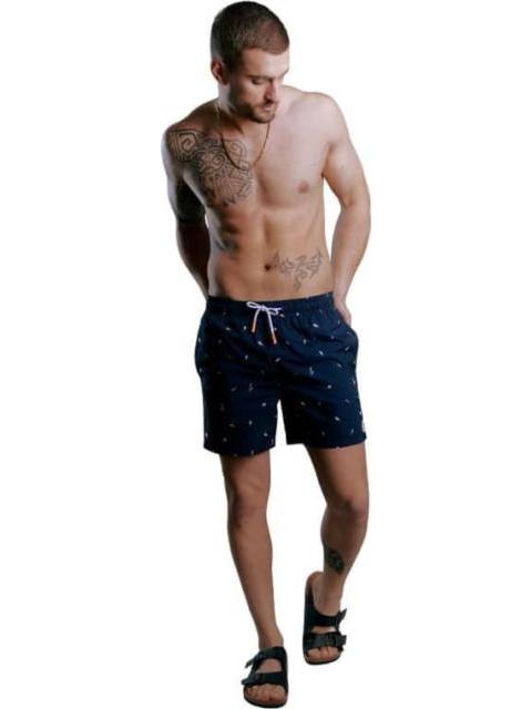 TRAJE DE BAÑO ESTAMPADO AZUL MARINO NEXT CO - Imagen 4