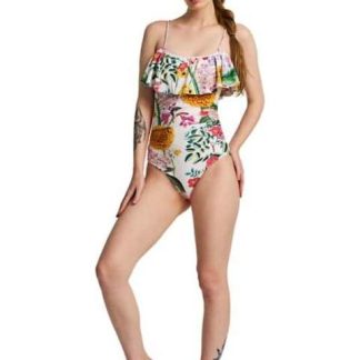 TRAJE DE BAÑO ESTAMPADO BLANCO HOLLY LAND