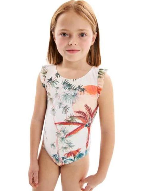 TRAJE DE BAÑO ESTAMPADO HUESO HOLLY LAND KIDS
