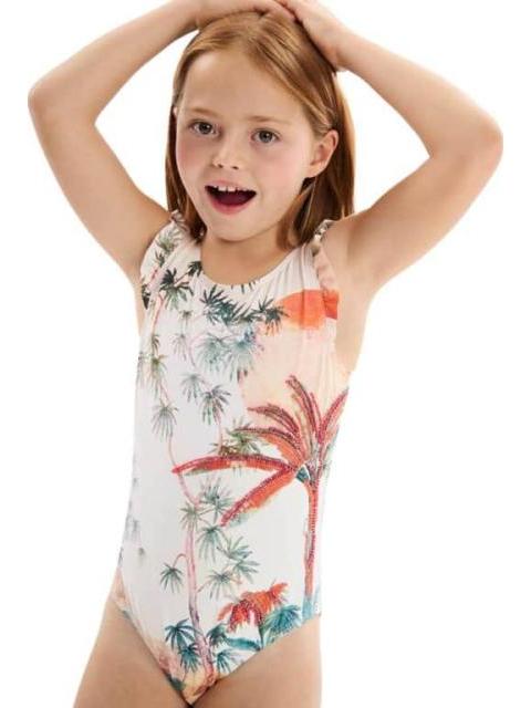TRAJE DE BAÑO ESTAMPADO HUESO HOLLY LAND KIDS - Imagen 3