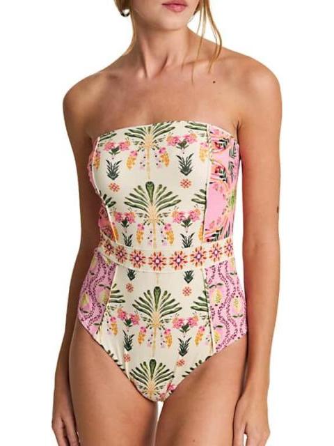 TRAJE DE BAÑO ESTAMPADO MULTICOLOR HOLLY LAND - Imagen 5
