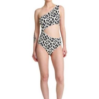 TRAJE DE BAÑO ESTAMPADO NEGRO HOLLY LAND
