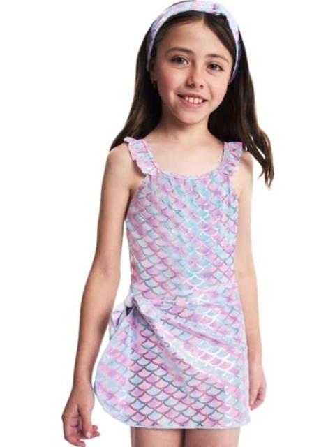 TRAJE DE BAÑO ESTAMPADO ROSA HOLLY LAND KIDS