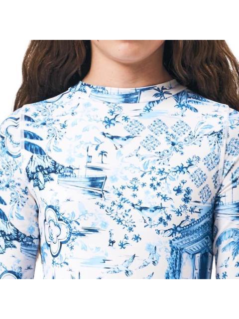 TRAJE DE BAÑO MANGA LARGA AZUL HOLLY LAND KIDS - Imagen 6