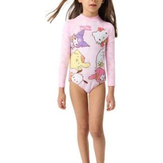 TRAJE DE BAÑO NIÑA HELLO KITTY AND FRIENDS ROSA HELLO KITTY AND FRIENDS