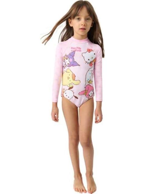 TRAJE DE BAÑO NIÑA HELLO KITTY AND FRIENDS ROSA HELLO KITTY AND FRIENDS