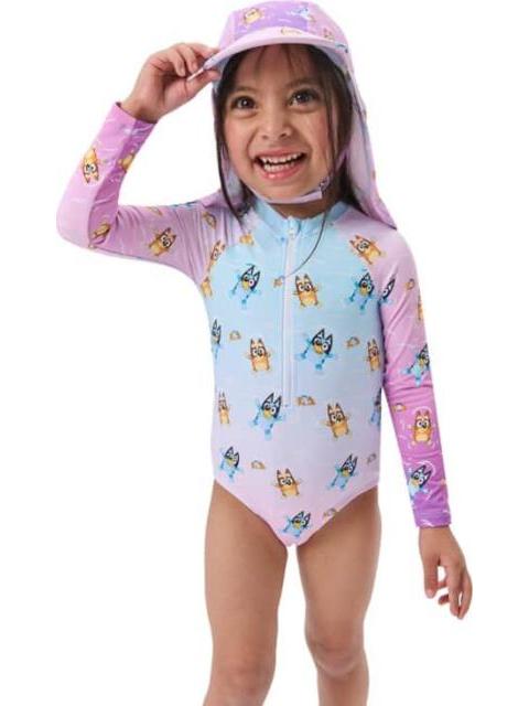 TRAJE DE BAÑO TOODLER BLUEY CORAL BLUEY