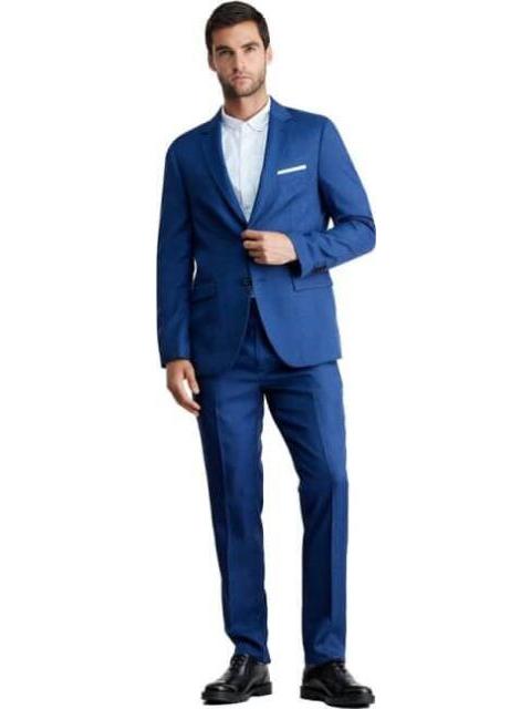 TRAJE DE VESTIR CUADROS AZUL HPC POLO