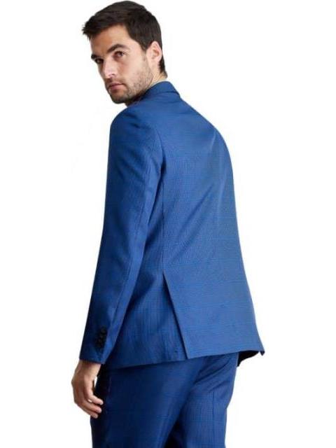 TRAJE DE VESTIR CUADROS AZUL HPC POLO - Imagen 5