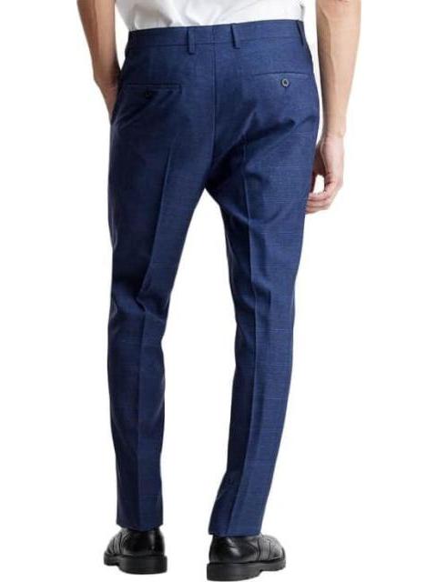 TRAJE DE VESTIR CUADROS AZUL MARINO HPC POLO - Imagen 3