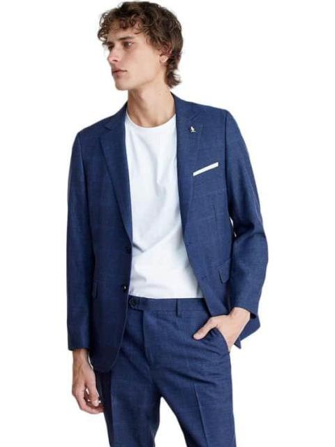TRAJE DE VESTIR CUADROS AZUL MARINO HPC POLO - Imagen 4
