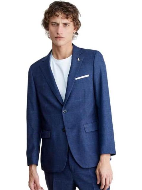 TRAJE DE VESTIR CUADROS AZUL MARINO HPC POLO - Imagen 5