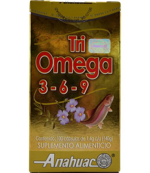 TRIOMEGA 3 6 Y 9 100 CAP ANAHUAC