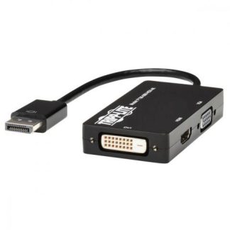 TRIPP LITE BY EATON ADAPTADOR DISPLAYPORT MACHO - HDMI-DVI-VGA HEMBRA NEGRO