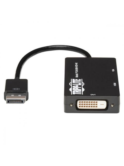 TRIPP LITE BY EATON ADAPTADOR DISPLAYPORT MACHO - HDMI-DVI-VGA HEMBRA NEGRO - Imagen 2
