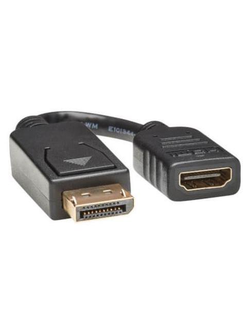 TRIPP LITE BY EATON ADAPTADOR DISPLAYPORT MACHO - HDMI HEMBRA 1080P 15CM NEGRO